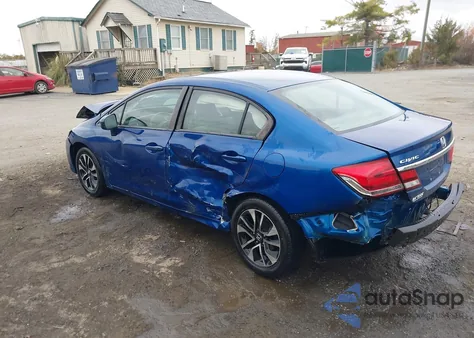 2015 Honda Civic Ex из США, поврежденный, VIN 19XFB2F89FE257963